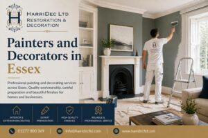 Painters and decorators in Essex providing interior painting and decorating services by HarriDec Ltd